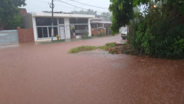 Lluvia torrencial en zona Norte trajo alivio y también complicaciones