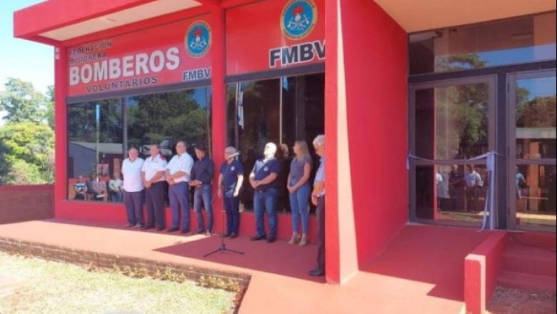 Inauguraron el edificio que nucleará a las asociaciones de bomberos voluntarios de Misiones